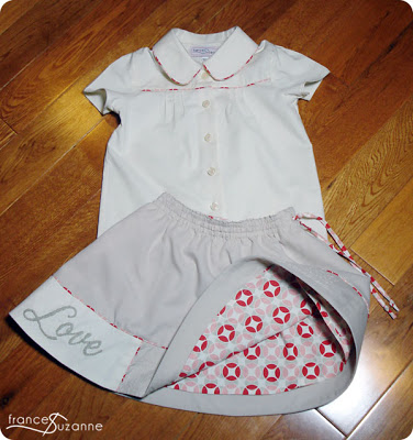 FrancesSuzanne | Project Run and Play, Love Is In the Air {Oliver + S Music Class Blouse and Swingset Skirt}