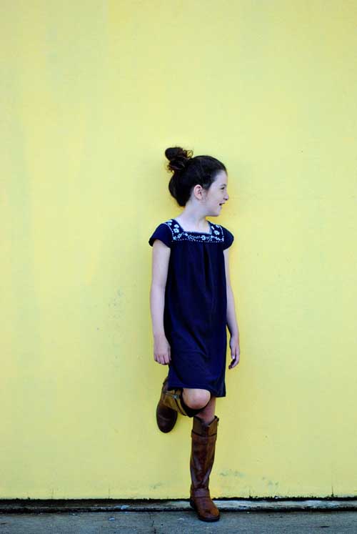 "Flip this Pattern": Oliver and S, Croquet Dress {sewn by Dandelion Drift}