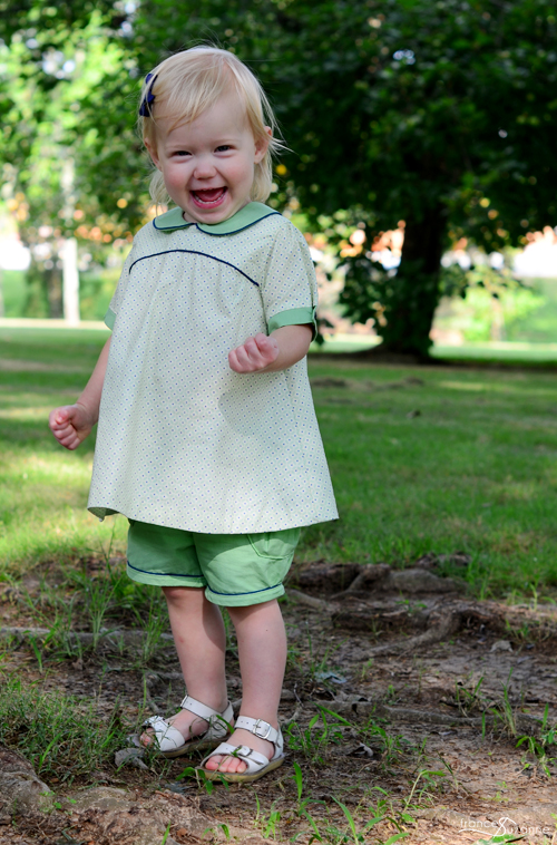 Oliver and S, Puppet Show Tunic and Shorts {sewn by Frances Suzanne}