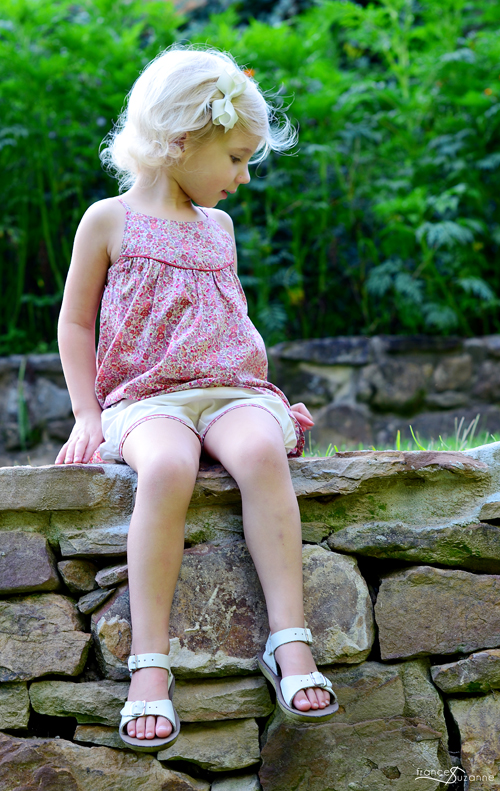 Oliver and S, Swingset Tunic and Puppet Show Shorts {sewn by Frances Suzanne}