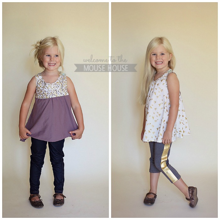 Jennuine Design, LOL Swing Top {sewn by Welcome to the Mouse House}