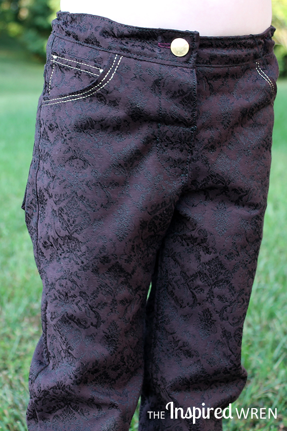 Titchy Threads, Small Fry Skinny Jeans {sewn by: The Inspired Wren}