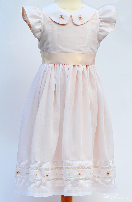 The Cottage Mama {Peach} Vintage Dress Frances