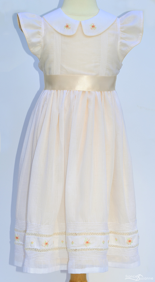 The Cottage Mama {Peach} Vintage Dress Frances