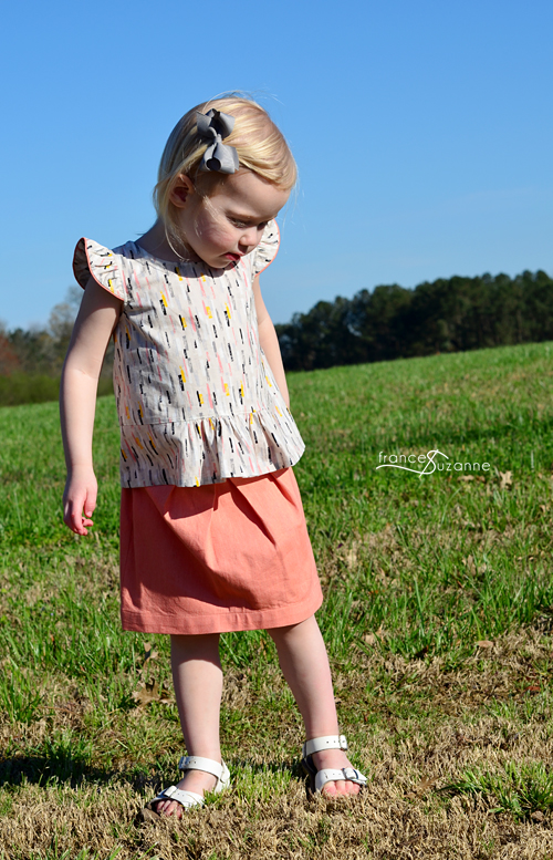 Oliver + S: Butterfly Blouse and Skirt