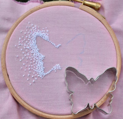 Hand Embroidery: Negative Space Embroidery