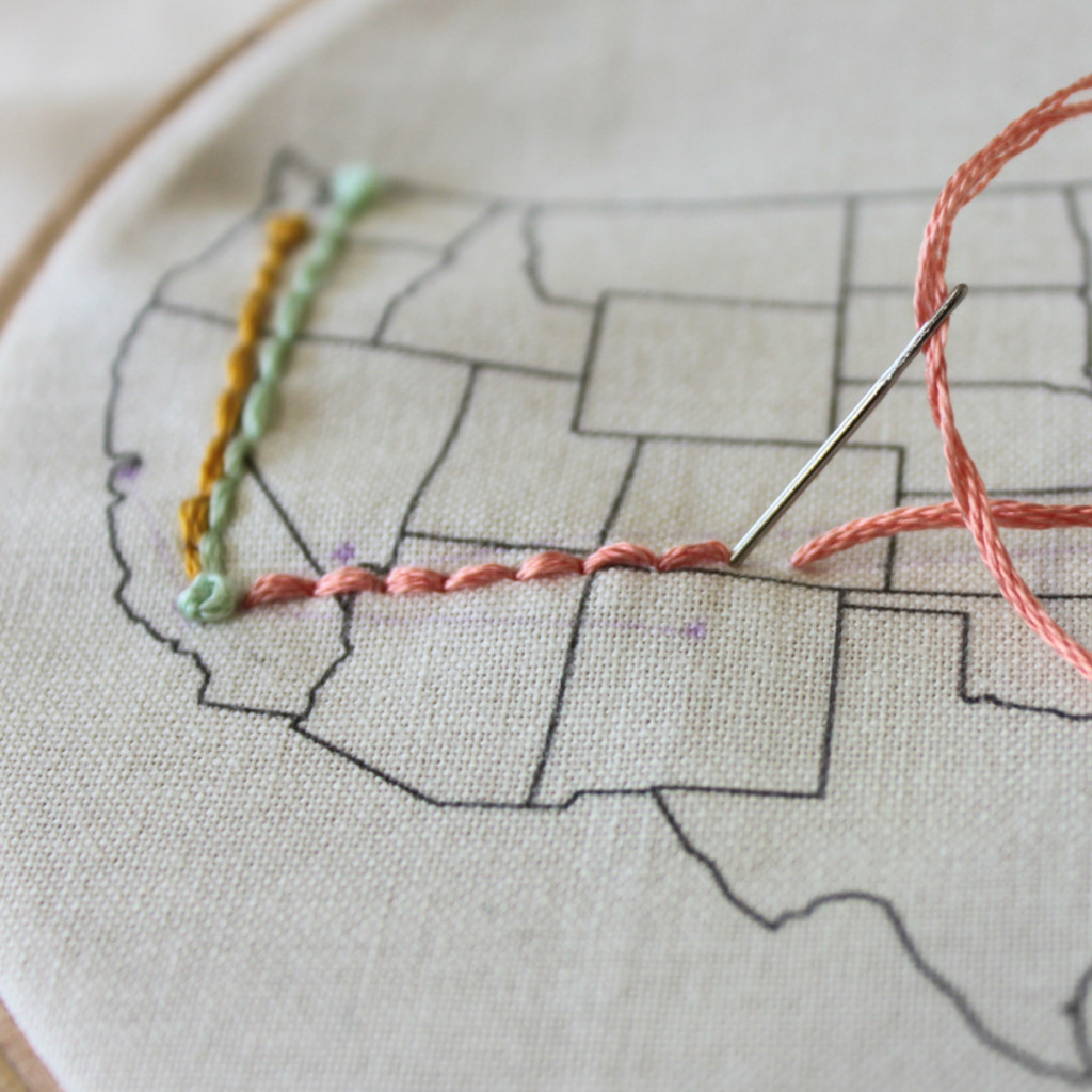 Embroidery Inspiration: Geography
