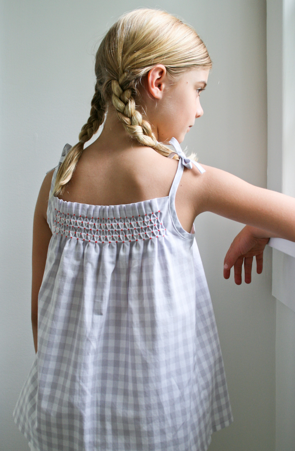 Smocked Gingham Tunic / Dress: Purl Bee