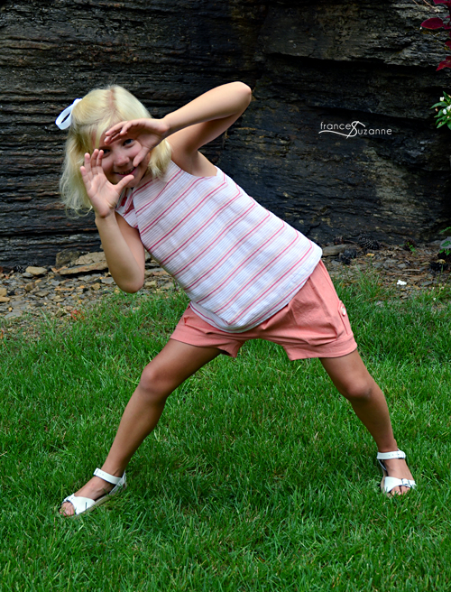 Clever Charlotte, Finch Top and Shorts