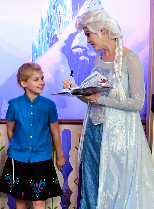 Sewing for Disney: Elsa Coronation {Oliver + S, Music Class Blouse and Swingset Skirt}